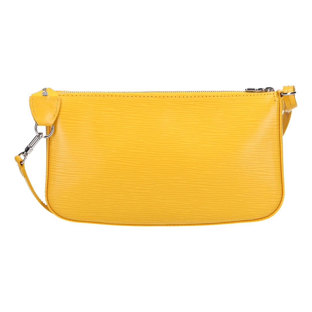 42042-Louis-Vuitton-Pochette-Epi-Leder_2D_0005 LOUIS VUITTON POCHETTE ACCESSOIRES NM CLUTCH AUS EPI LEDER IN MIMOSA