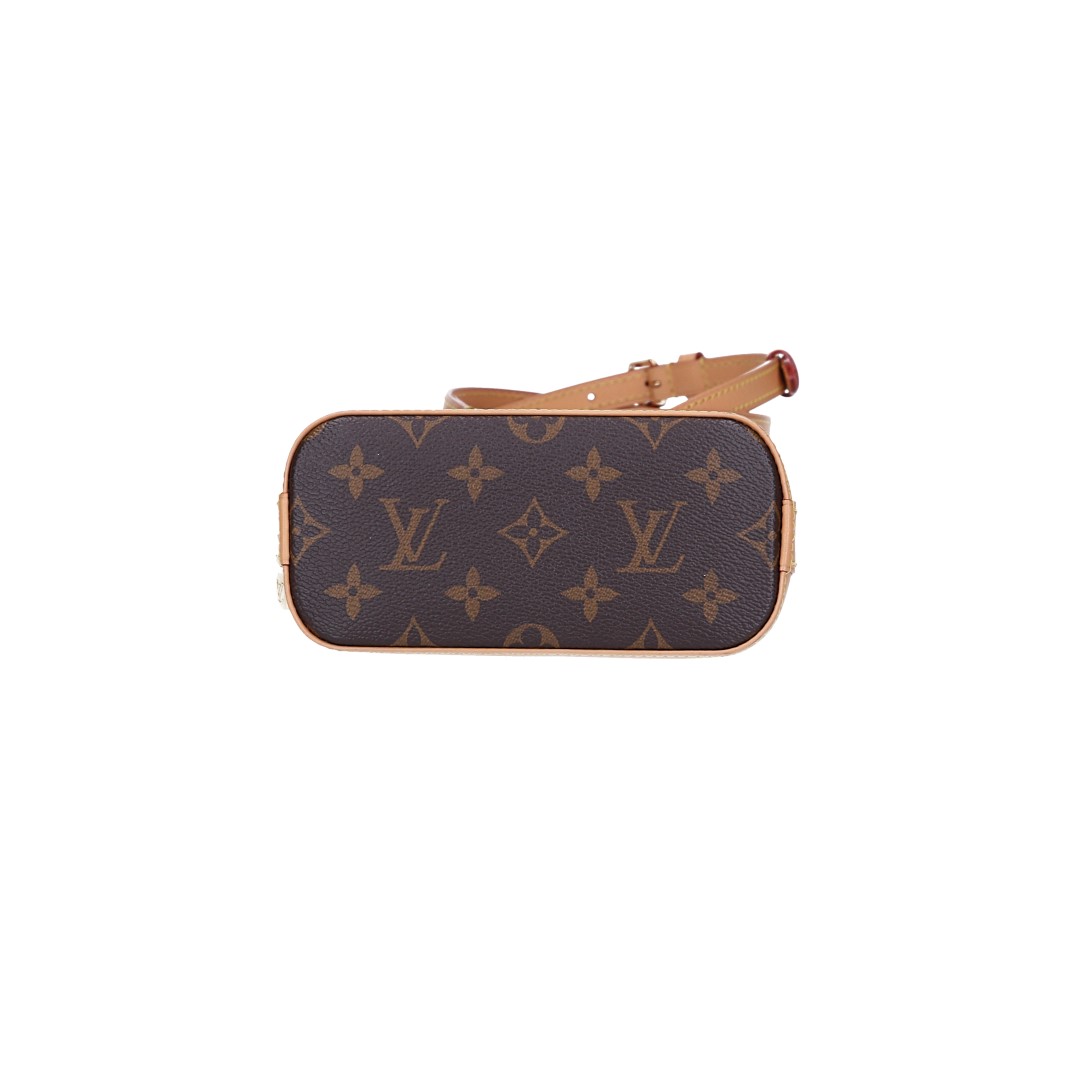LOUIS VUITTON ALMA NANO HANDTASCHE AUS MONOGRAM CANVAS (M82717)