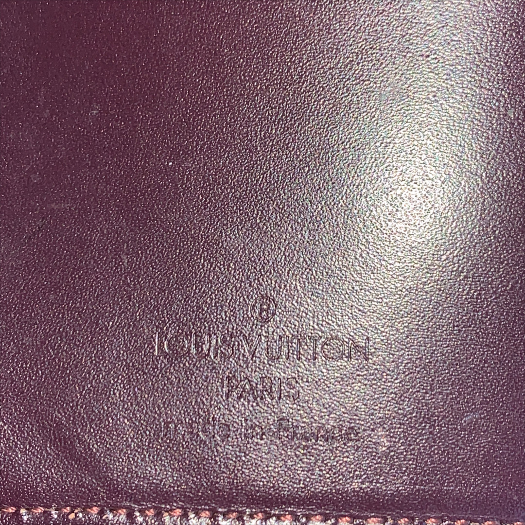 LOUIS VUITTON AGENDA FONCTIONNEL MM AUS SUHALI LEDER IN PLUM