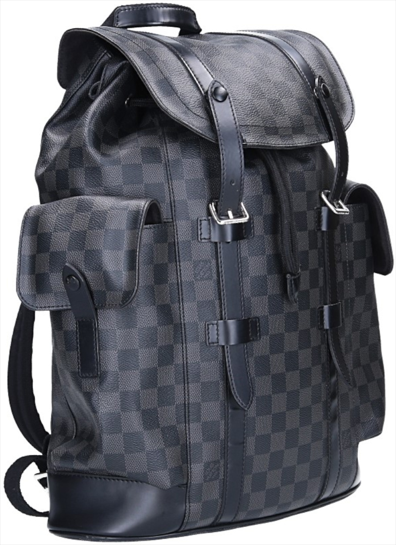 LOUIS VUITTON CHRISTOPHER MM RUCKSACK AUS DAMIER GRAPHITE CANVAS (N41379) LOUIS VUITTON CHRISTOPHER MM RUCKSACK AUS DAMIER GRAPHITE CANVAS (N41379)