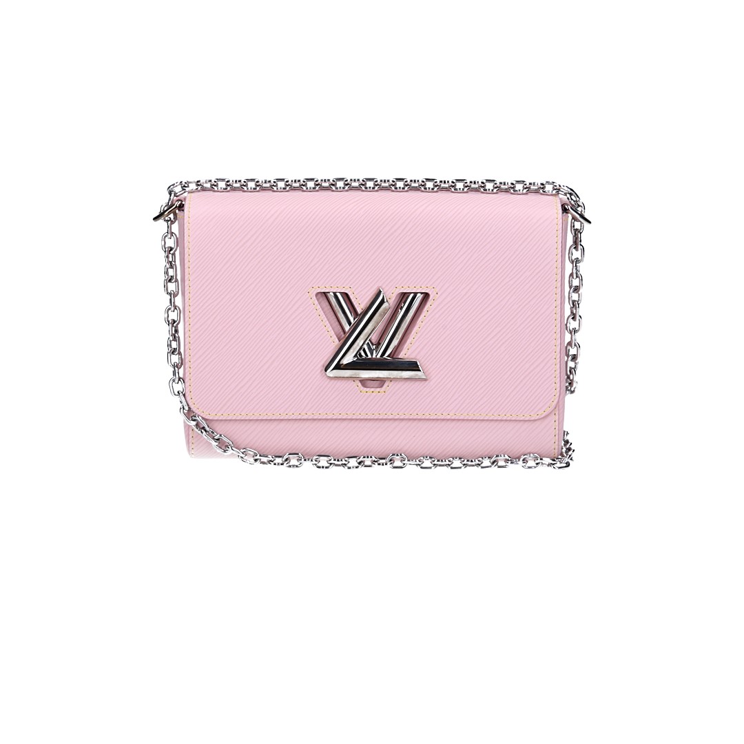 LOUIS VUITTON TWIST MM HANDTASCHE AUS EPI LEDER IN ROSE BALLERINE (M50380)