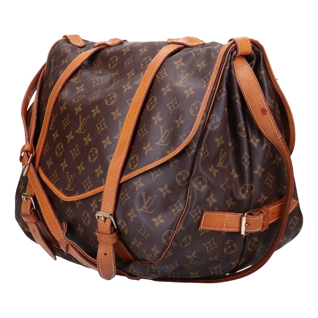 LOUIS VUITTON SAUMUR 40 UMHÄNGETASCHE AUS MONOGRAM CANVAS