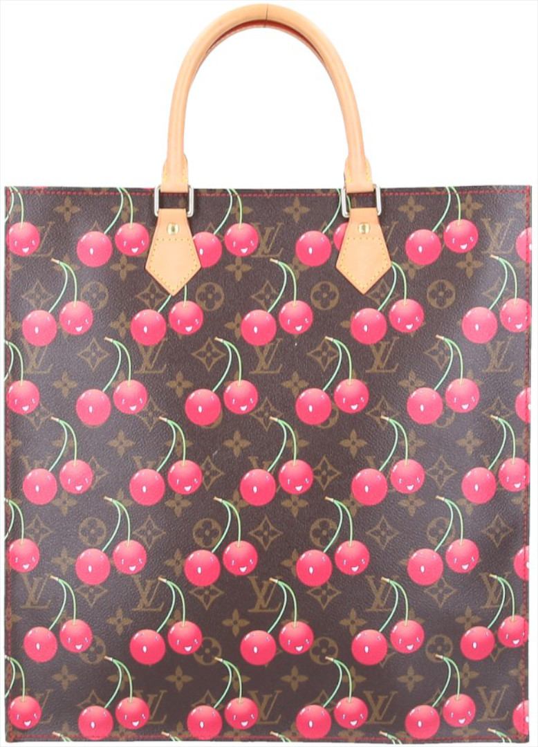 LOUIS VUITTON SAC PLAT HENKELTASCHE AUS MONOGRAM CERISES CANVAS (M95010)