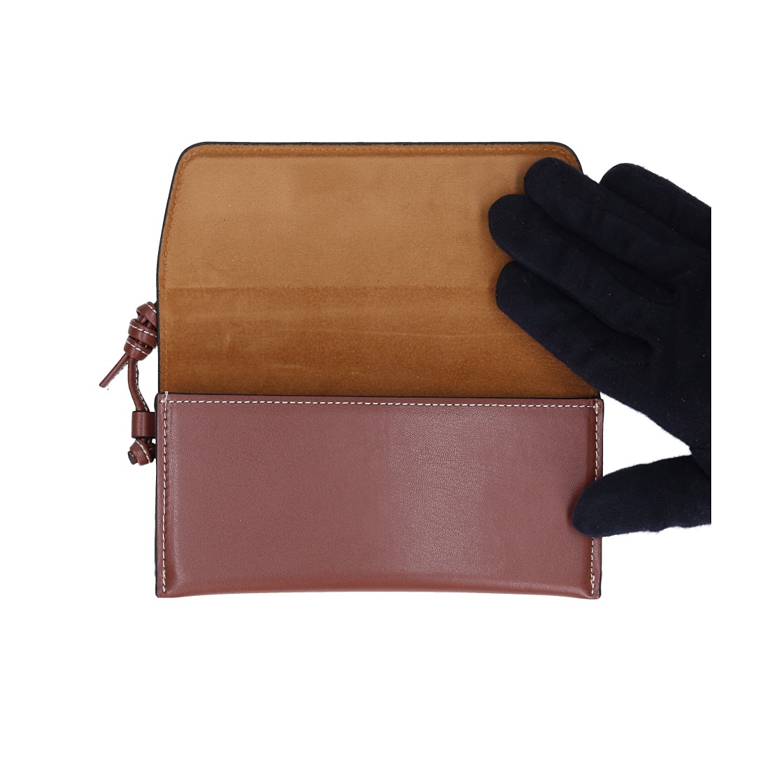 CELINE AVA (MEDIUM) HANDBAG MADE OF TRIOMPHE CANVAS AND CALF LEATHER
