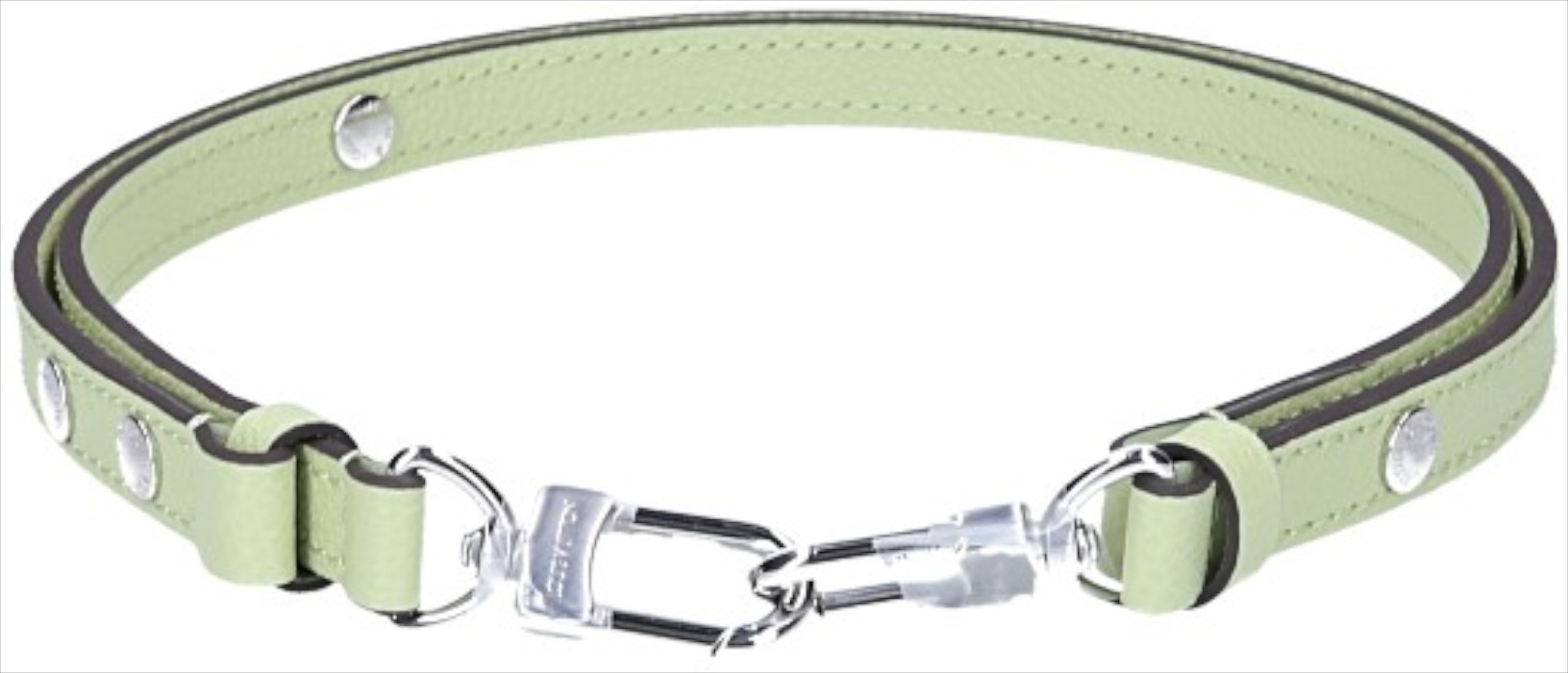 Louis Vuitton Adjustable Shoulder Strap Made of Calf Leather in Vert Noto with Silver Hardware