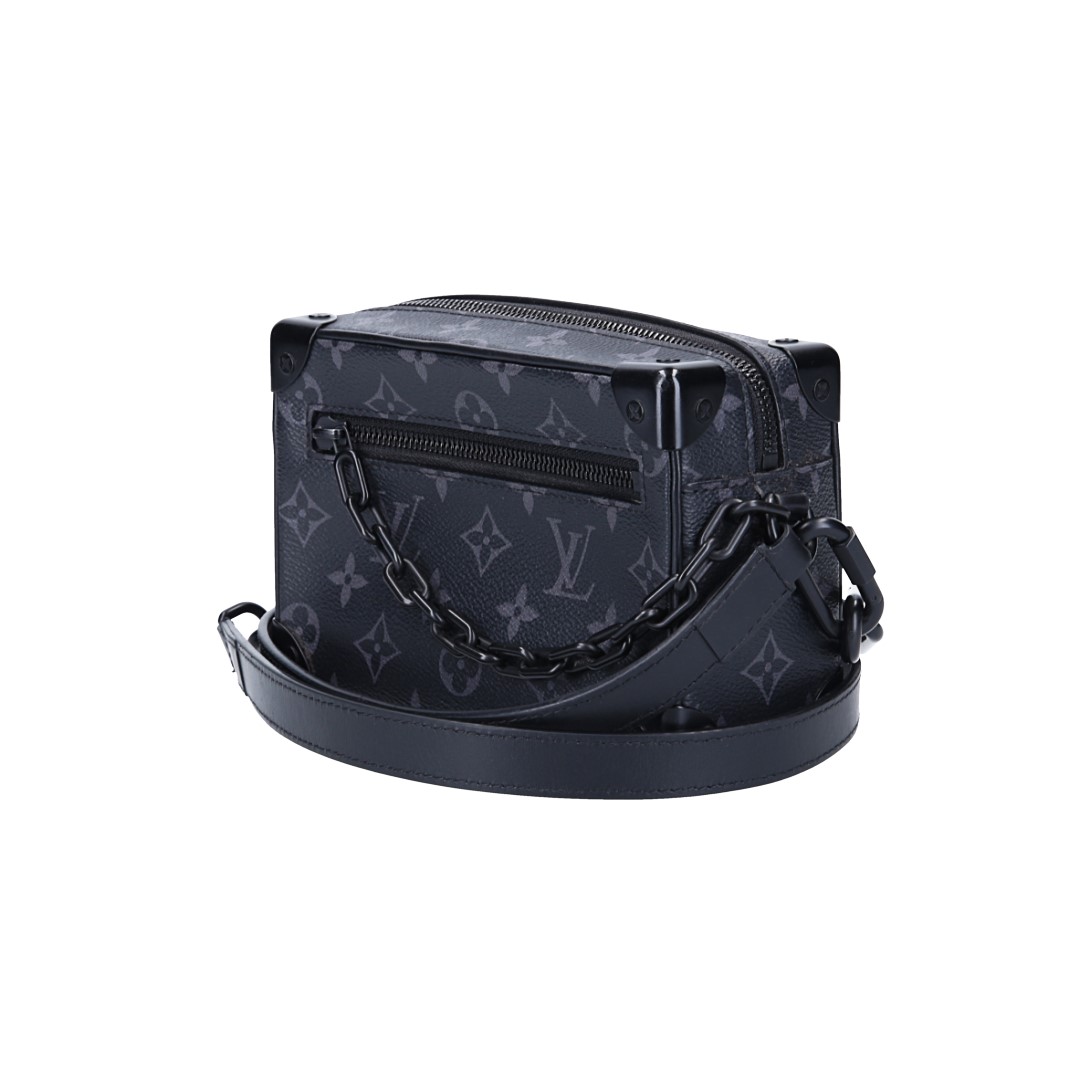 45228-Louis-Vuitton-Umh-ngetasche-Monogramm_2D_0002 LOUIS VUITTON MINI SOFT TRUNK UMHÄNGETASCHE AUS DAMIER ECLIPSE CANVAS (M44735)