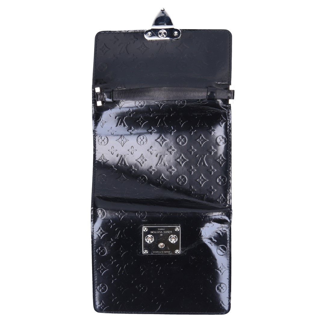 LOUIS VUITTON GELDBÖRSE - ORGANIZER AUS MONOGRAM MINI VERNIS IN NOIR