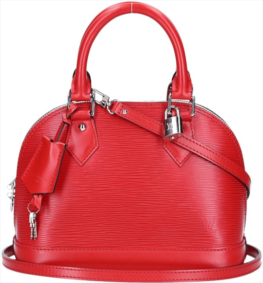 LOUIS VUITTON ALMA BB HANDTASCHE AUS EPI LEDER IN COQUELICOT (M41160)