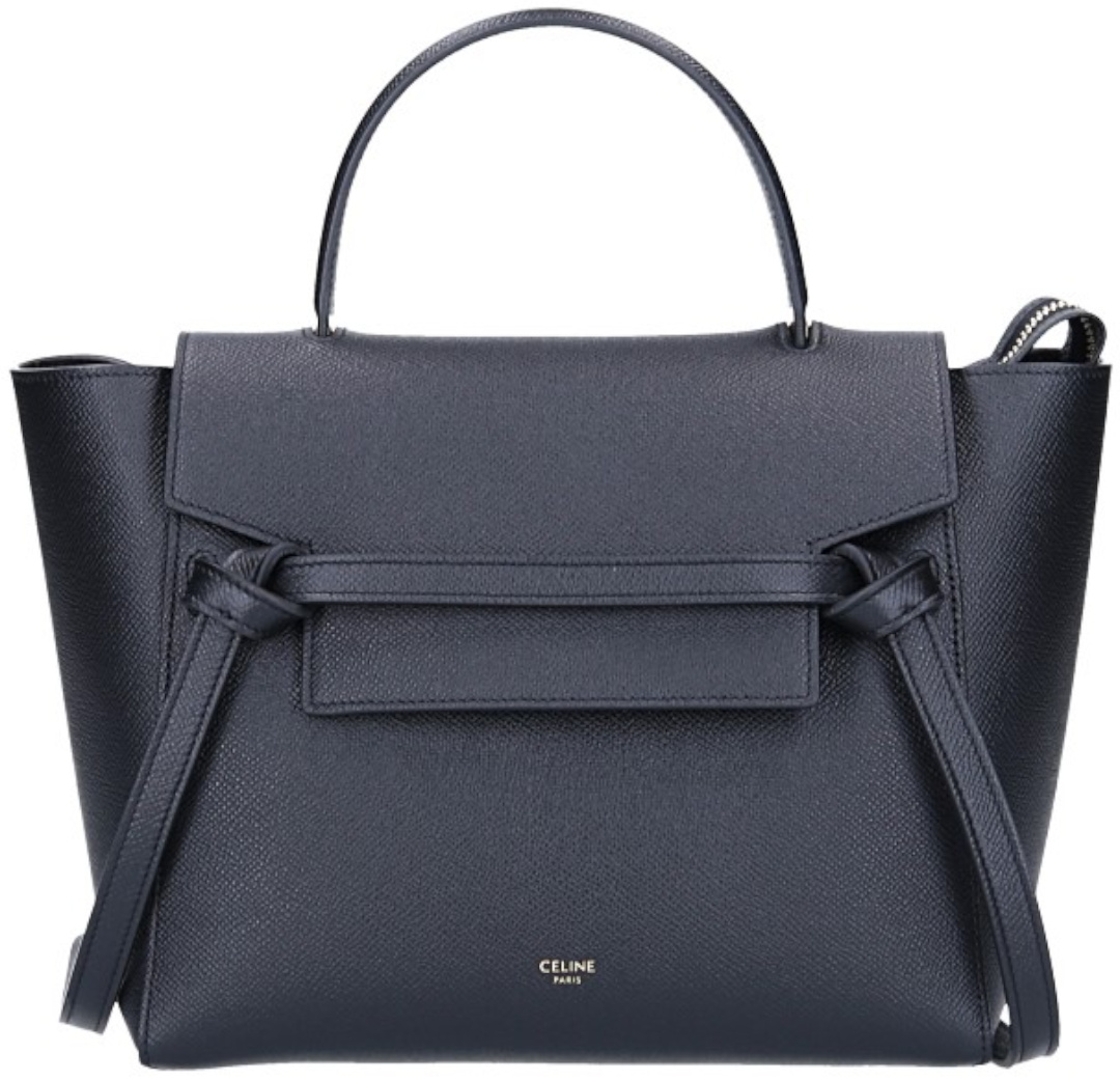 CELINE BELT (MICRO) HANDTASCHE AUS LEDER IN SCHWARZ