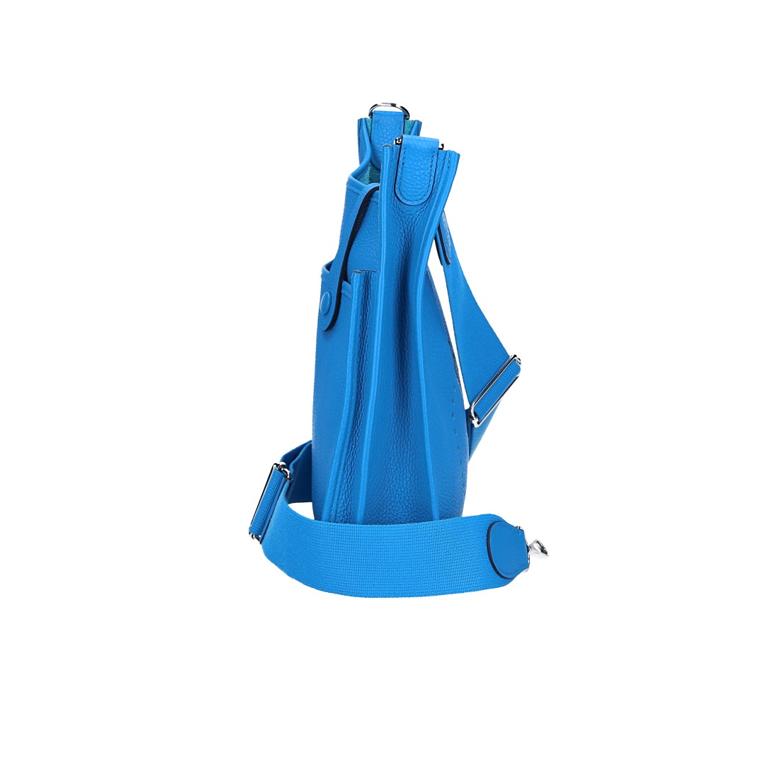 HERMÈS ÉVELYNE III 29 HANDTASCHE AUS TAURILLON CLEMENCE LEDER IN BLEU ZANZIBAR MIT PHW