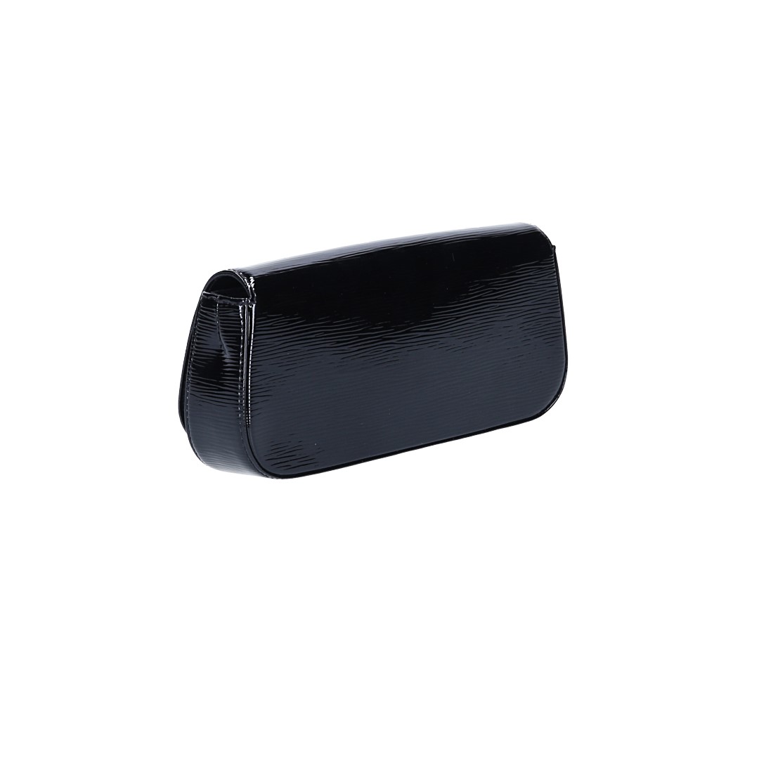 LOUIS VUITTON ASCOT POUCH CLUTCH MADE OF DAMIER EBENE CANVAS