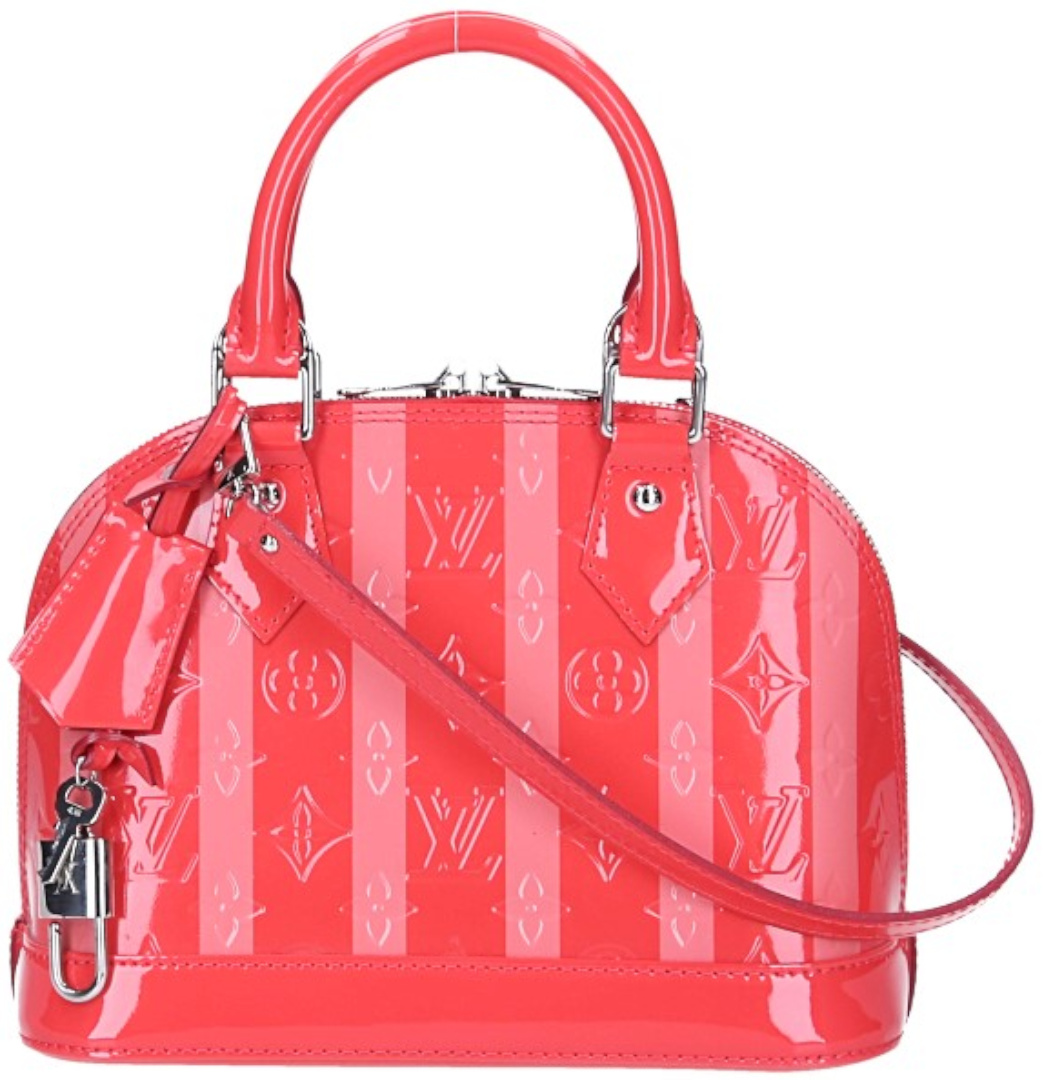 LOUIS VUITTON ALMA BB HANDTASCHE AUS MONOGRAM RAYURES LEDER (M90968)