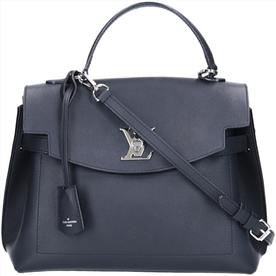 LOUIS VUITTON LOCKME EVER MM HANDTASCHE AUS KALBSLEDER IN NOIR (M51395)