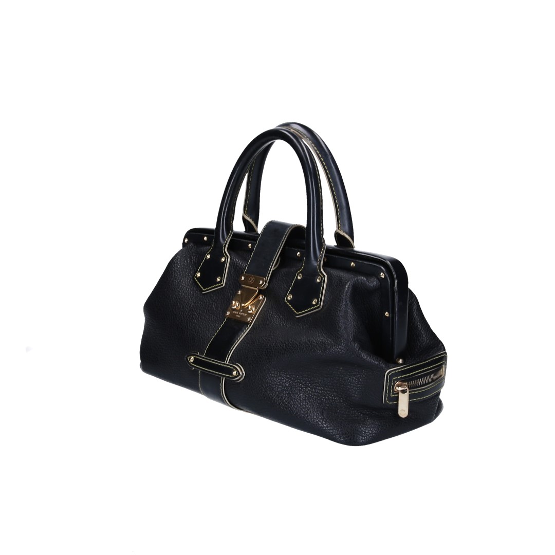 47930-Louis-Vuitton-Handatasche-Schwarz_2D_0002 LOUIS VUITTON L'INGENIEUX PM HANDTASCHE AUS SUHALI LEDER IN NOIR (M91805)