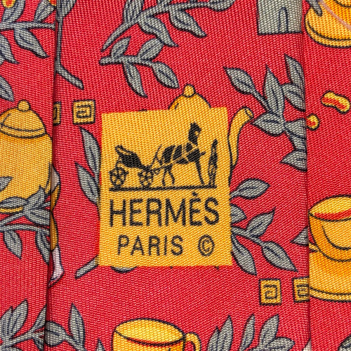 HERMÈS KRAWATTE AUS SEIDE '7501 IA'