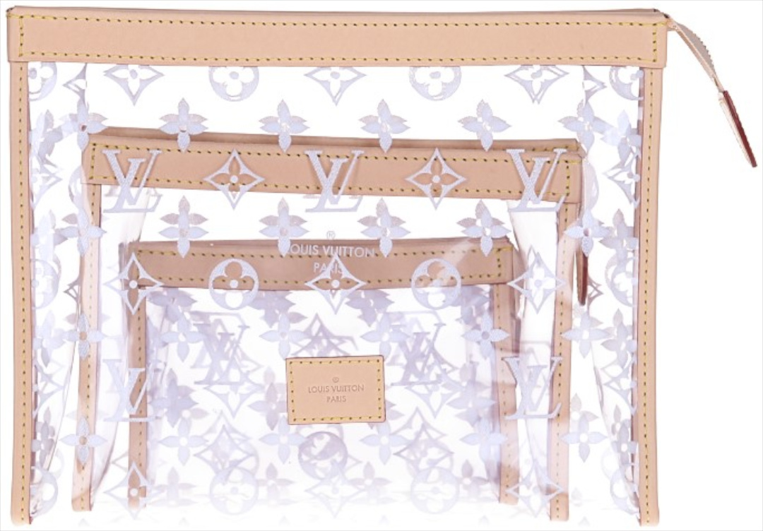 LOUIS VUITTON TRIO POCHE TOILETTE (15, 19, 26) KULTURTASCHE AUS MONOGRAM VINYL (M11390)