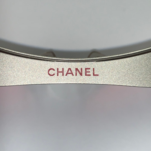 43605-Chanel-Sonnenbrille_2D_0014 CHANEL SONNENBRILLE '19136' AUS SILBERGRAUFARBENEM METALL