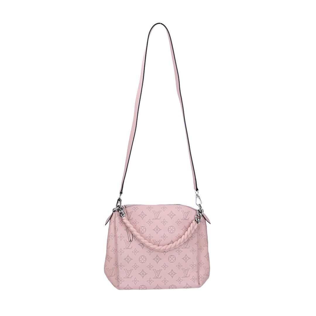 LOUIS VUITTON BABYLONE CHAIN BB HANDTASCHE AUS MONOGRAM MAHINA LEDER IN MAGNOLIA (M51219)