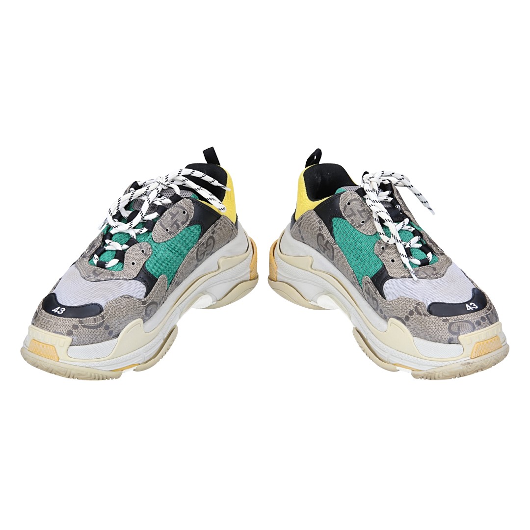 GUCCI X BALENCIAGA TRIPLE S MEN SNEAKER SCHUHE GR. 43