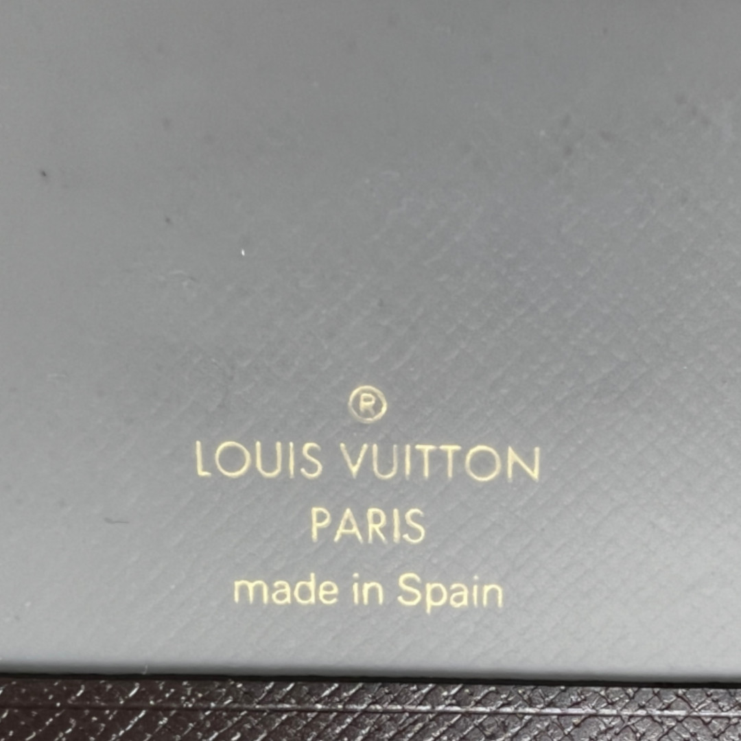 LOUIS VUITTON PORTE DEUX CARTES VERTICAL KARTENETUI AUS DAMIER EBENE CANVAS (N60533)