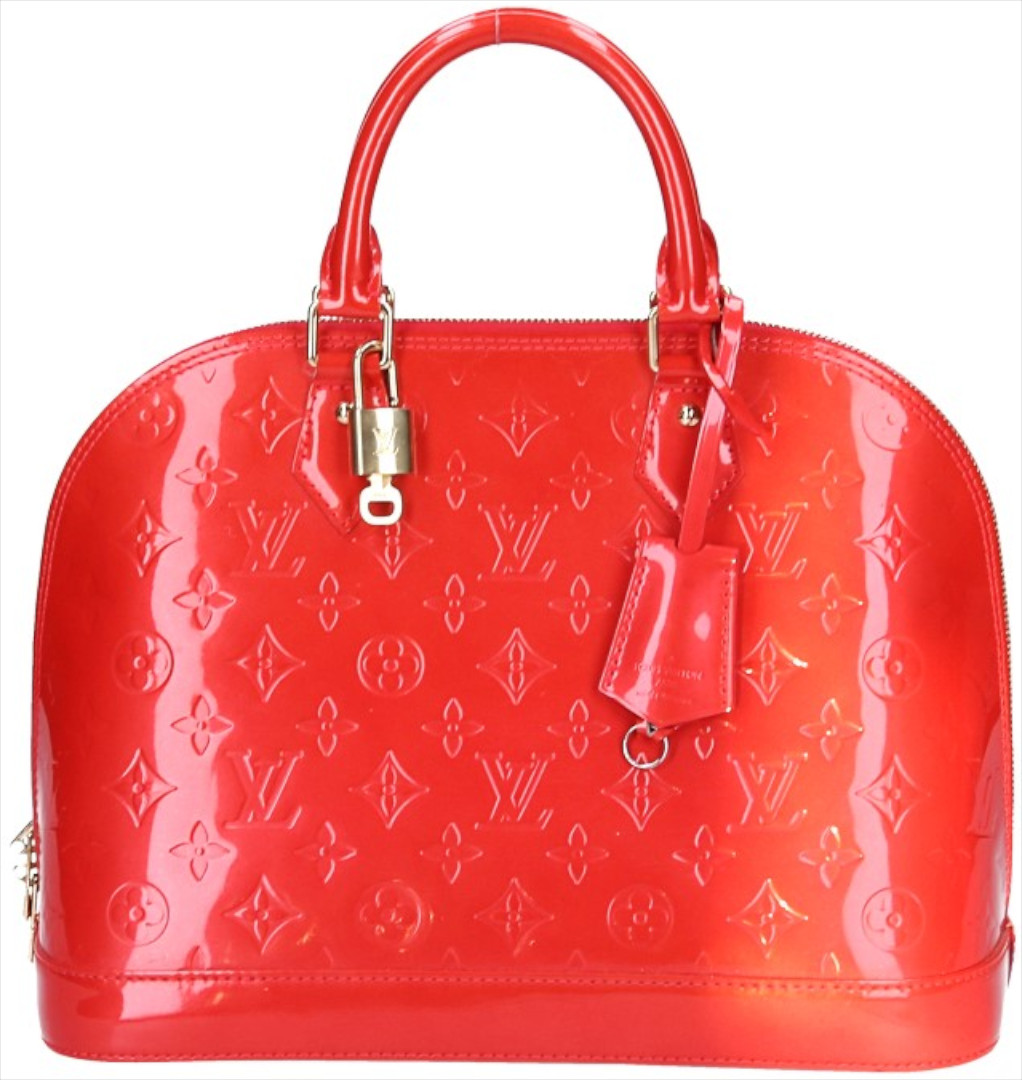 LOUIS VUITTON ALMA PM HENKELTASCHE AUS MONOGRAM VERNIS LEDER