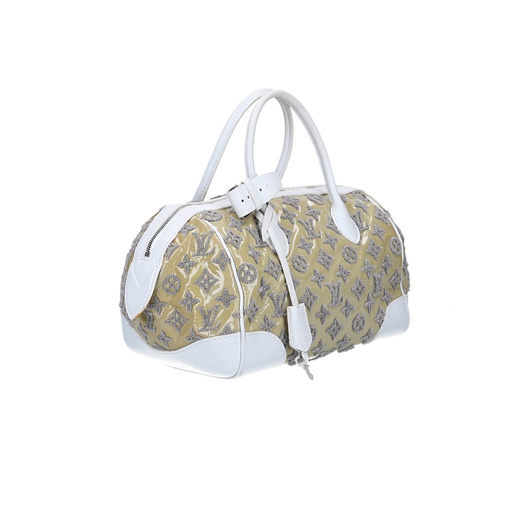 LOUIS VUITTON SPEEDY ROUND HENKELTASCHE AUS MONOGRAM SORBETTO