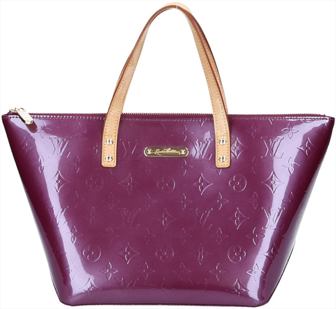 LOUIS VUITTON BELLEVUE PM HANDTASCHE AUS MONOGRAM VERNIS LEDER IN VIOLETTE