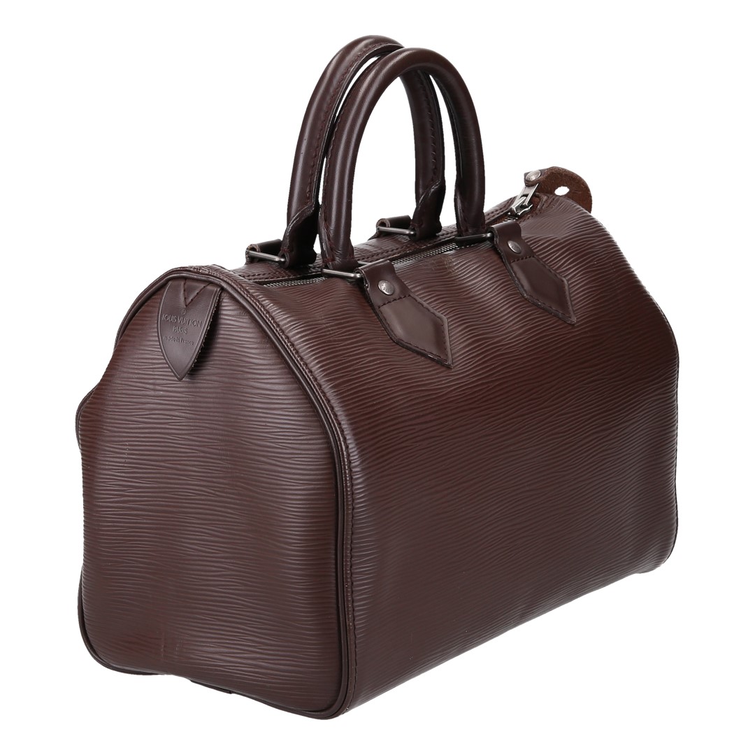 LOUIS VUITTON SPEEDY 25 HENKELTASCHE AUS EPI LEDER IN MOKA 