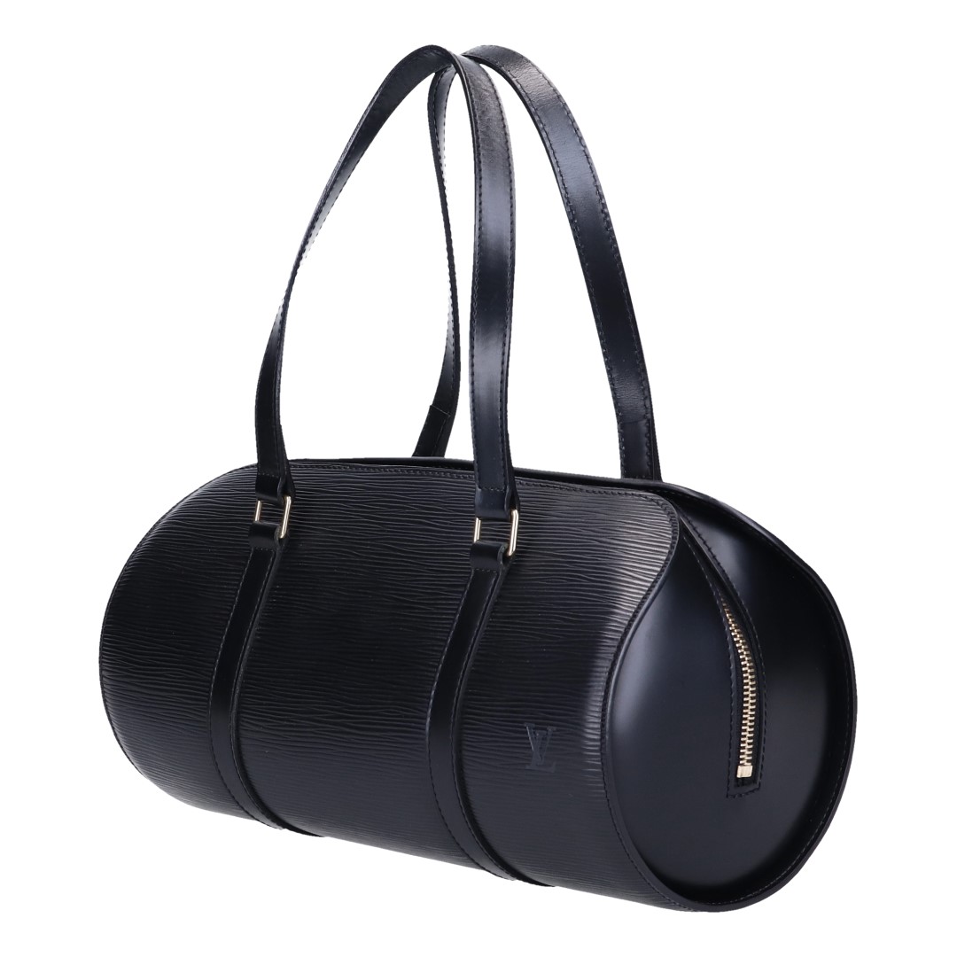 41904-Louis-Vuitton-Handtasche-Epi-Leder_2D_0002 LOUIS VUITTON SOUFFLOT HENKELTASCHE AUS EPI LEDER IN KOURIL SCHWARZ (M52222)