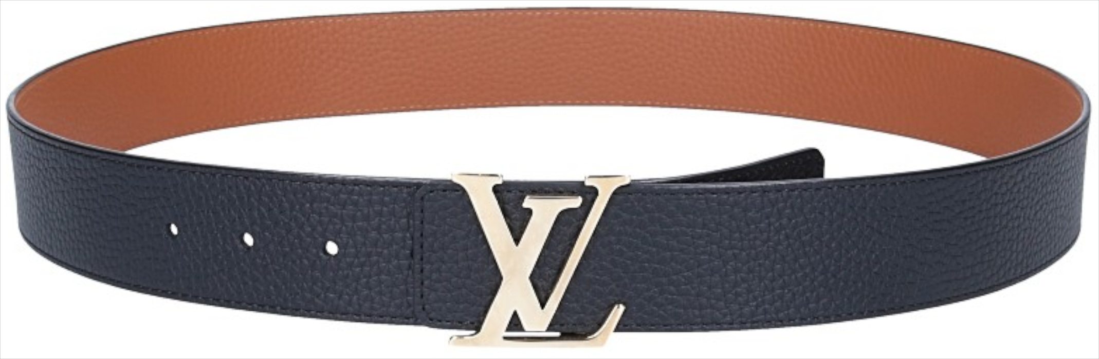LOUIS VUITTON BELT 'CEINTURE BOUCLE ARGENT' MADE OF EPI LEATHER IN BLACK SIZE 80 (R10060) 