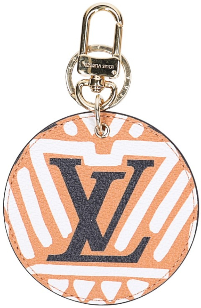 LOUIS VUITTON SCHLÜSSELANHÄNGER & TASCHENSCHMUCK 'ILLUSTRE' AUS MONOGRAM CRAFTY CANVAS (M69723)