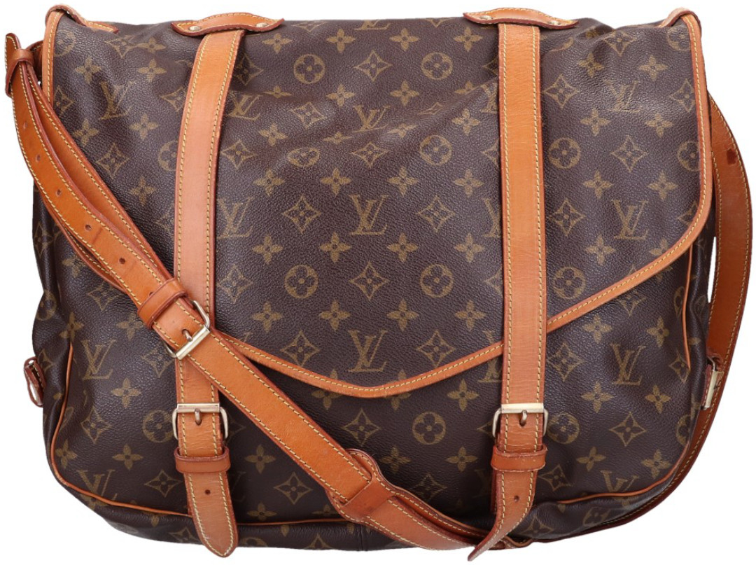 LOUIS VUITTON SAUMUR 40 UMHÄNGETASCHE AUS MONOGRAM CANVAS