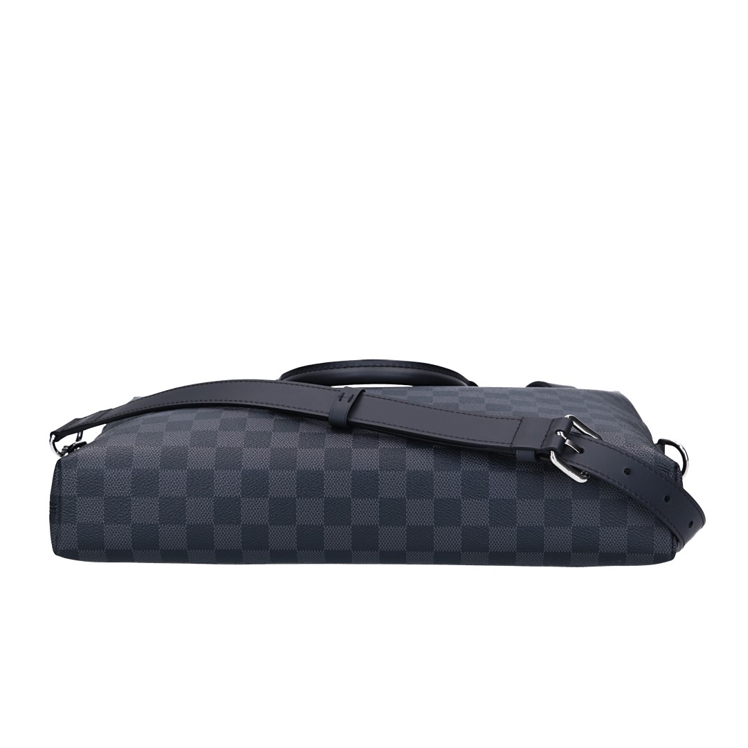 LOUIS VUITTON PORTE-DOCUMENTS JOUR BUSINESS-TASCHE AUS DAMIER GRAPHITE CANVAS (N48260)