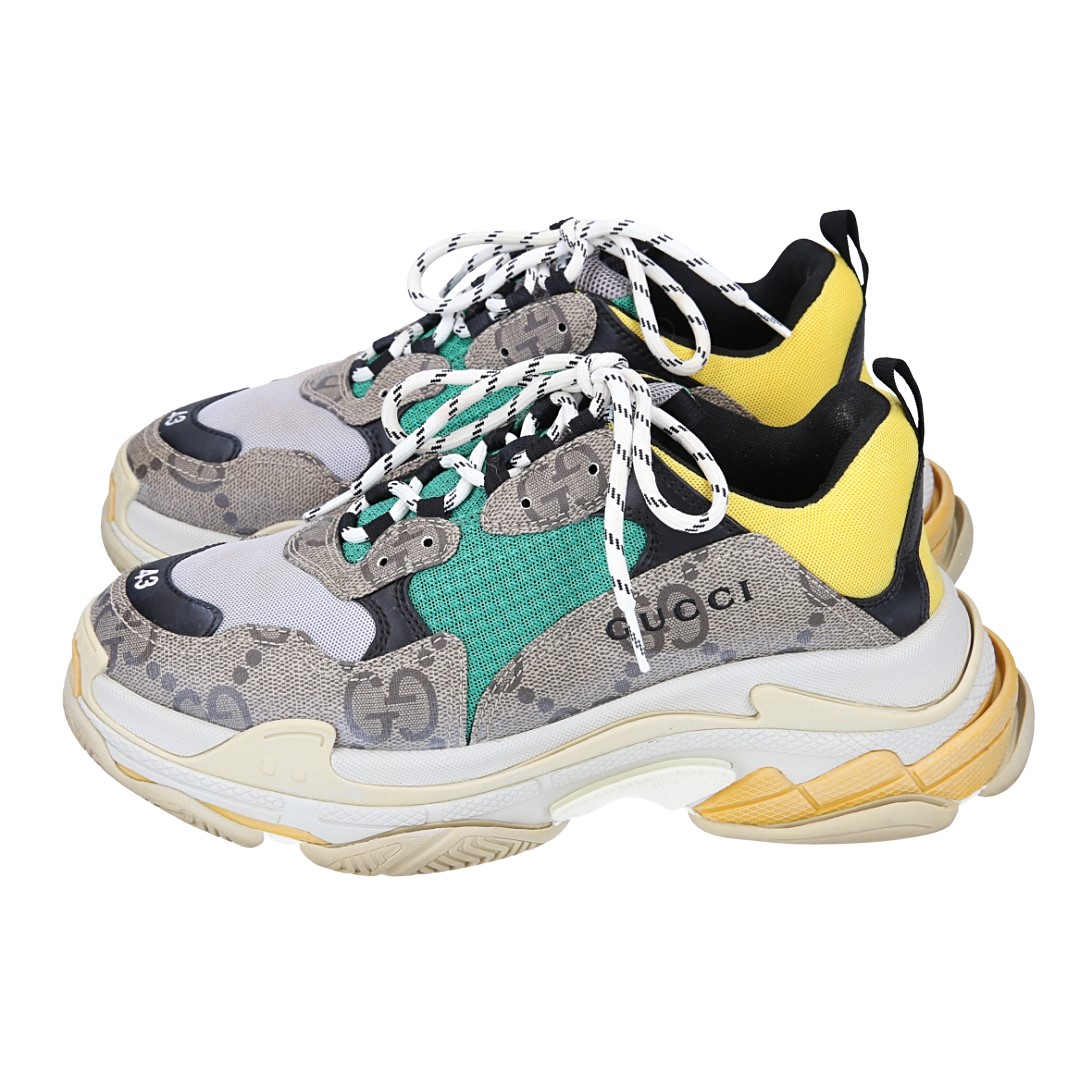 GUCCI X BALENCIAGA TRIPLE S MEN SNEAKER SCHUHE GR. 43