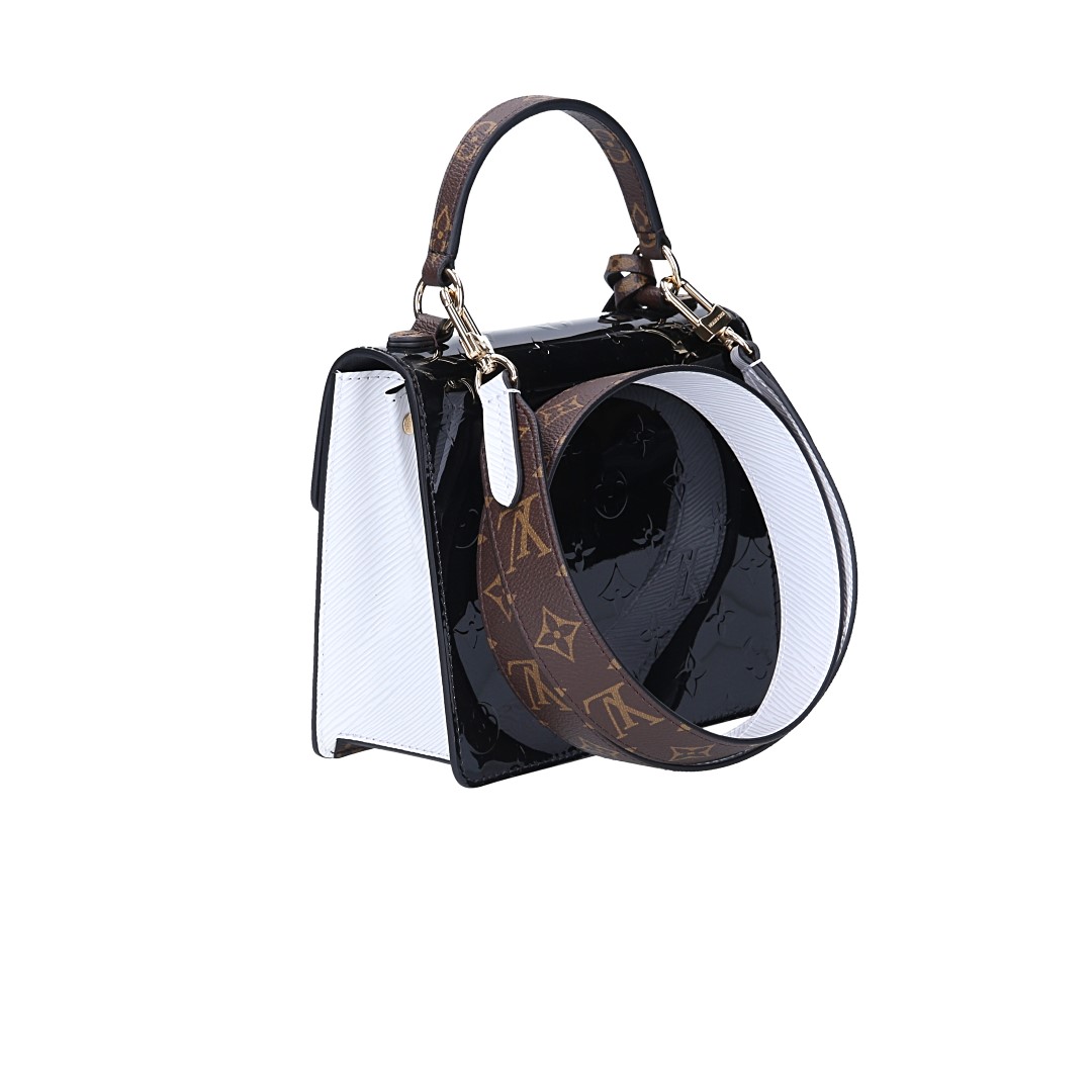 LOUIS VUITTON SPRING STREET HANDTASCHE AUS MONOGRAM VERNIS LEDER (M90375)