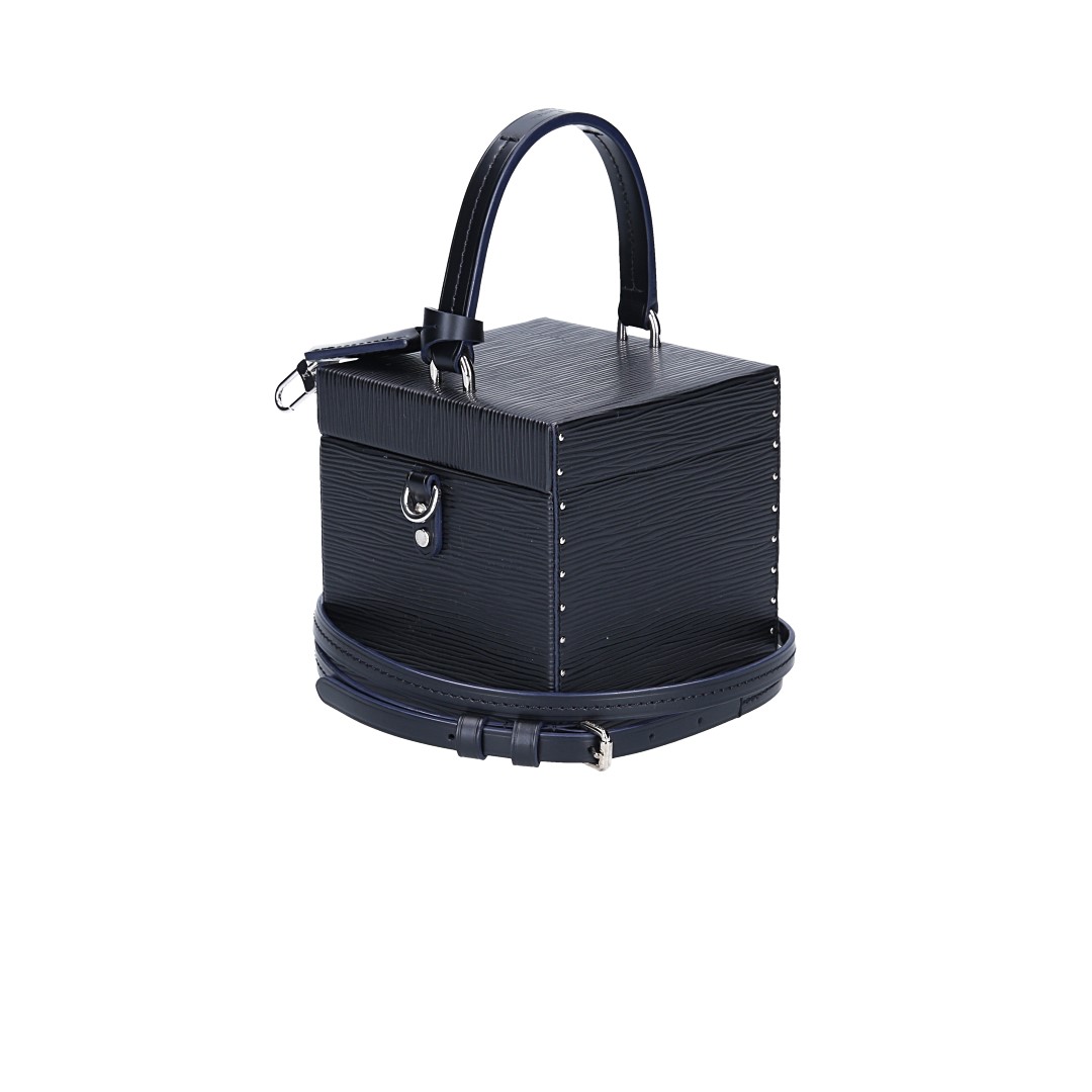 LOUIS VUITTON BLEECKER BOX HANDTASCHE AUS EPI LEDER IN NOIR (M52703)