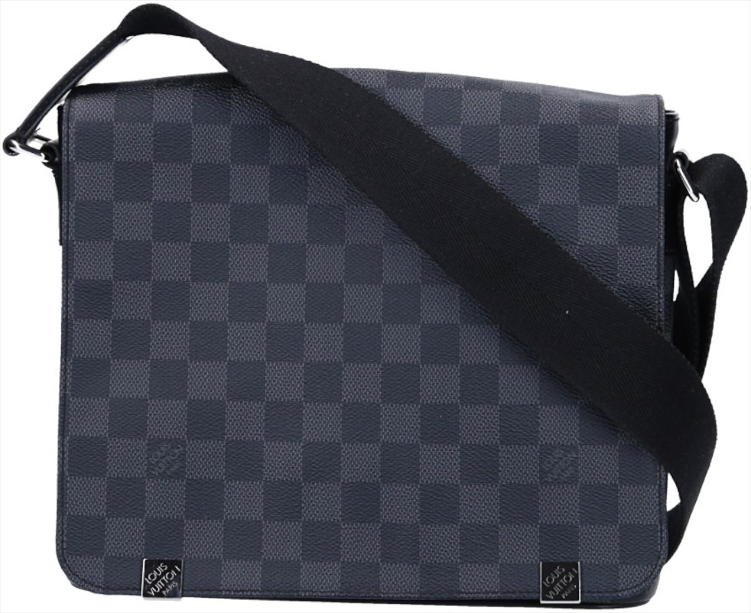 LOUIS VUITTON DISTRICT PM NM MESSENGER TASCHE AUS DAMIER GRAPHITE CANVAS (N41028)