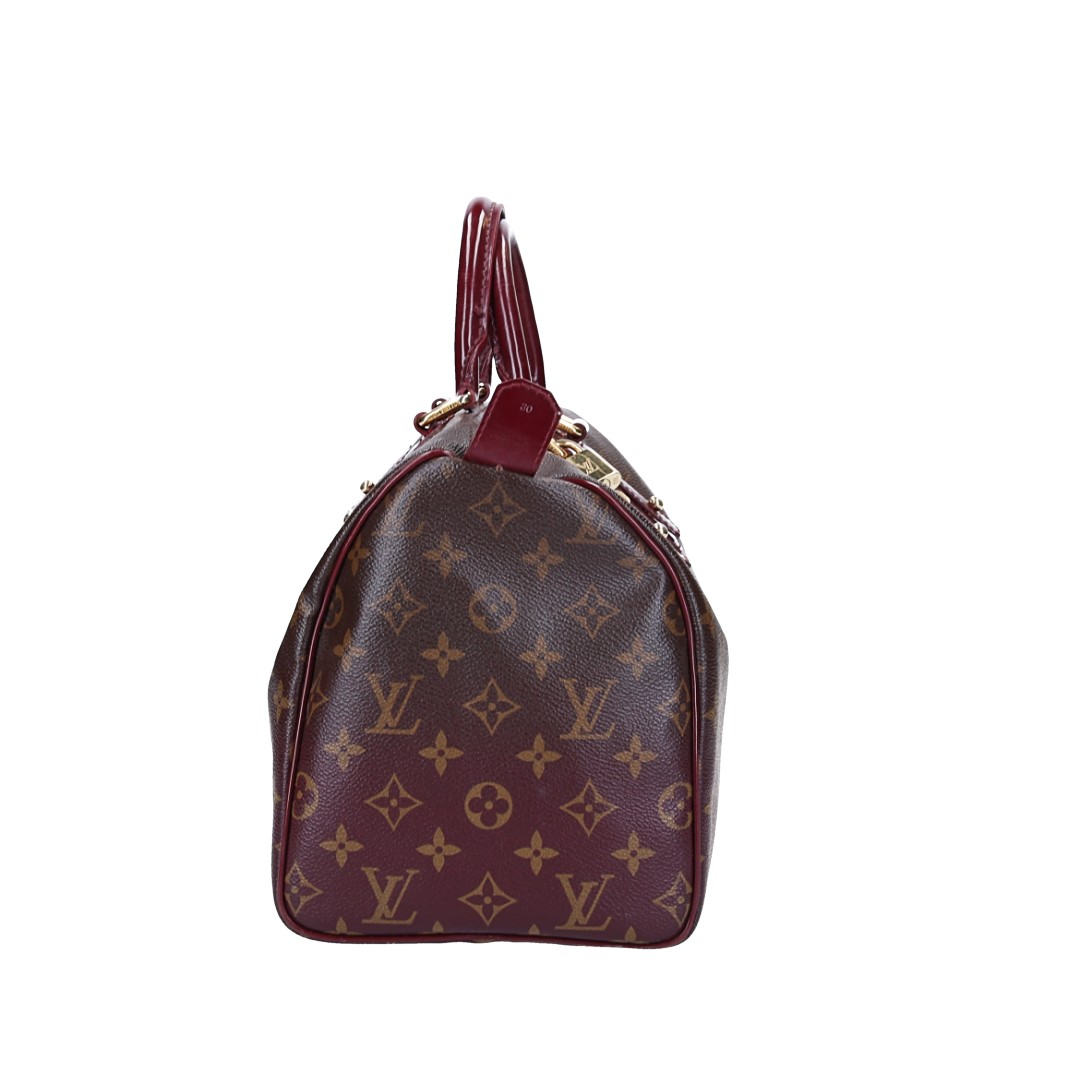 LOUIS VUITTON SPEEDY 30 HENKELTASCHE AUS MONOGRAM MIRAGE CANVAS IN BORDEAUX (M95586)