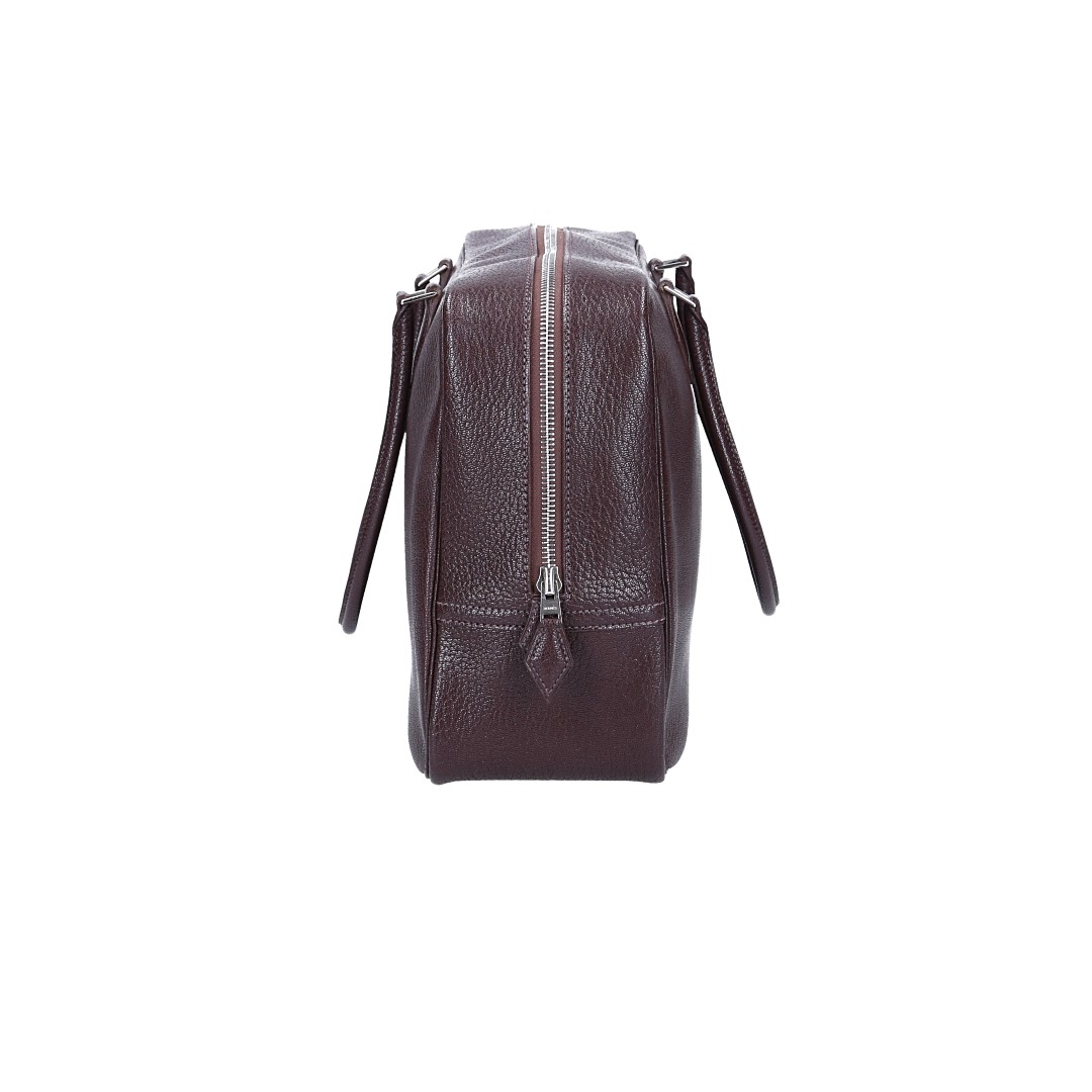 HERMÈS SAC A MAIN PLUME 32 HANDTASCHE AUS CHEVRE DE COROMANDEL MIT PHW