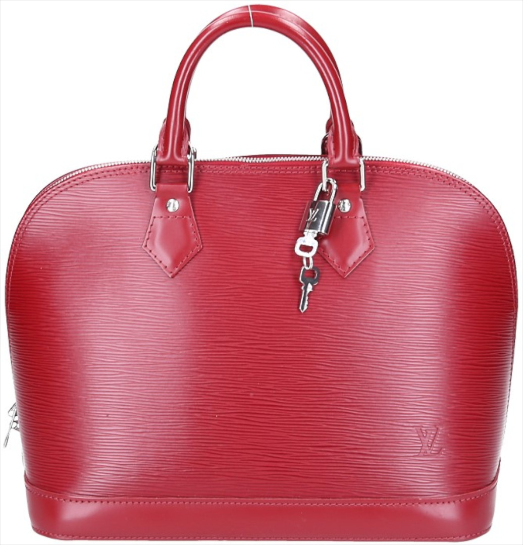 LOUIS VUITTON ALMA PM HENKELTASCHE AUS EPI LEDER IN RUBIS (M5280M)