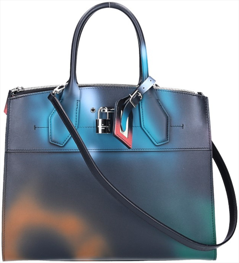 LOUIS VUITTON CITY STEAMER MM HANDTASCHE AUS LEDER (M42195)