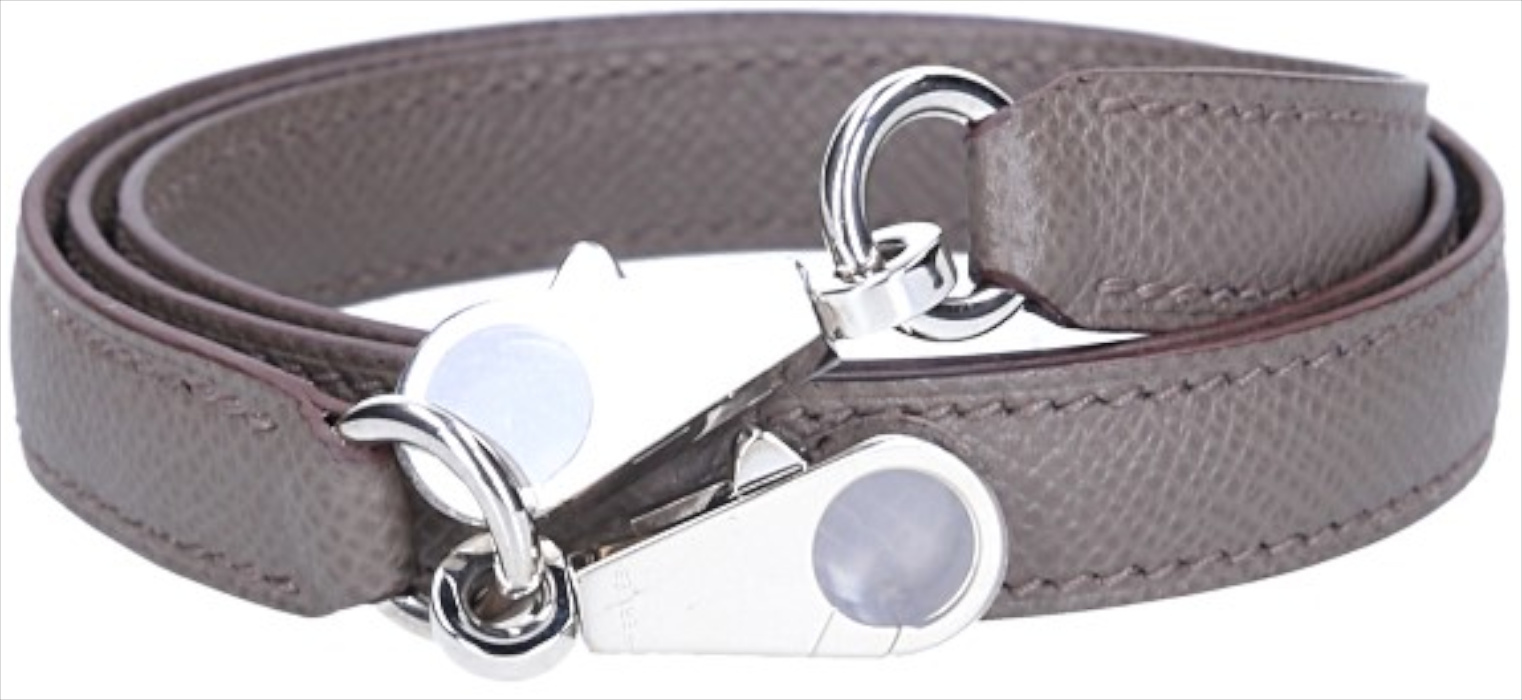 HERMÈS SCHULTERRIEMEN VEAU EPSOM IN ETOUPE MIT PHW