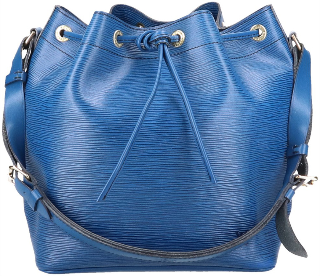 LOUIS VUITTON NOÉ PETIT MODEL SCHULTERTASCHE AUS EPI LEDER IN TOLEDO BLAU (M44105)