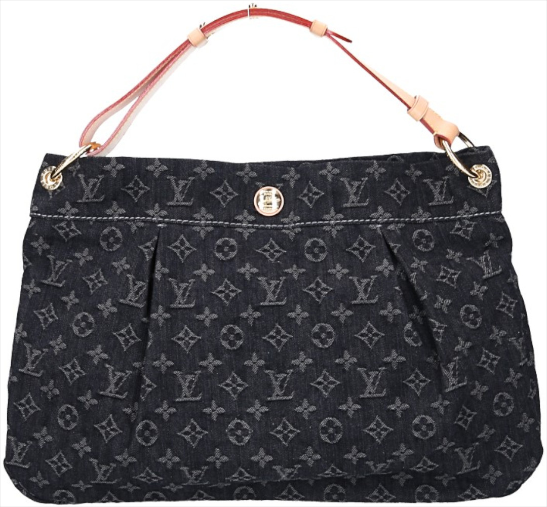 50269-LouisVuitton-Handtasche-Denim-Schwarz_2D_0015 LOUIS VUITTON DAILY PM HANDTASCHE AUS MONOGRAM DENIM IN NOIR (M40494)