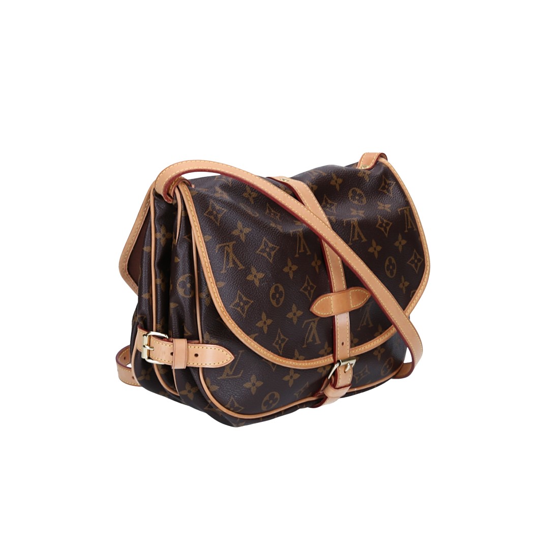 LOUIS VUITTON SAUMUR 30 UMHÄNGETASCHE AUS MONOGRAM CANVAS (M42256) 