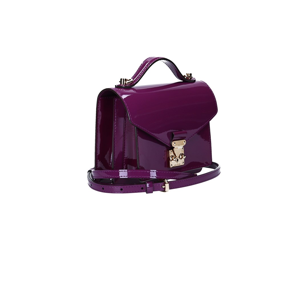 LOUIS VUITTON MONCEAU BB HANDTASCHE AUS VERNIS LEDER IN AMETHYST (M90112)