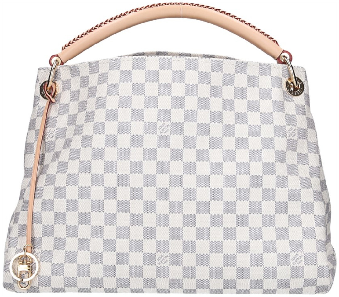 LOUIS VUITTON ARTSY MM SCHULTERTASCHE AUS DAMIER AZUR CANVAS (N41174)