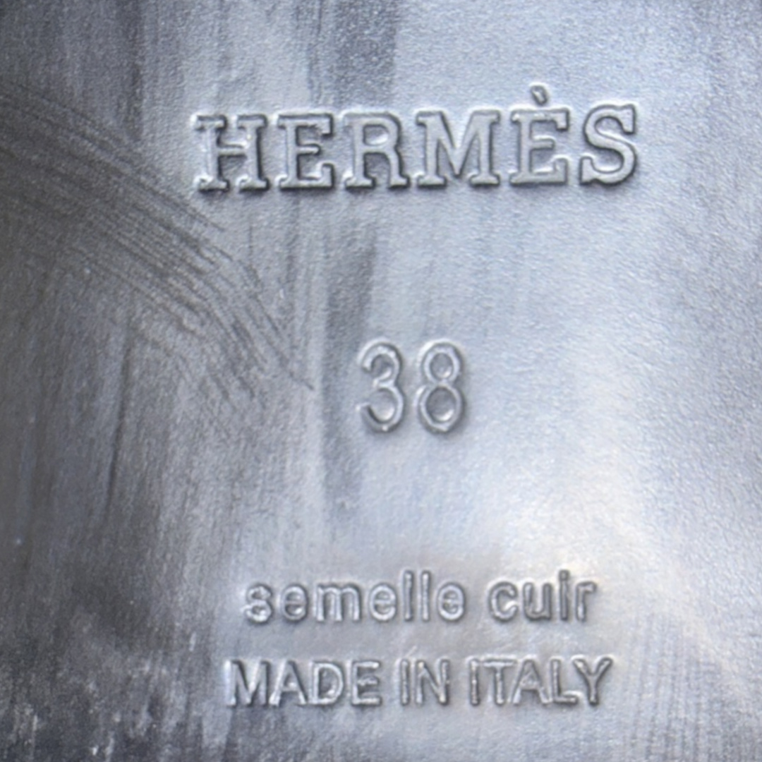 HERMÈS CLOGS SCHUHE 'CARLOTTA' AUS KALBSLEDER IN ROT IN GR. 38
