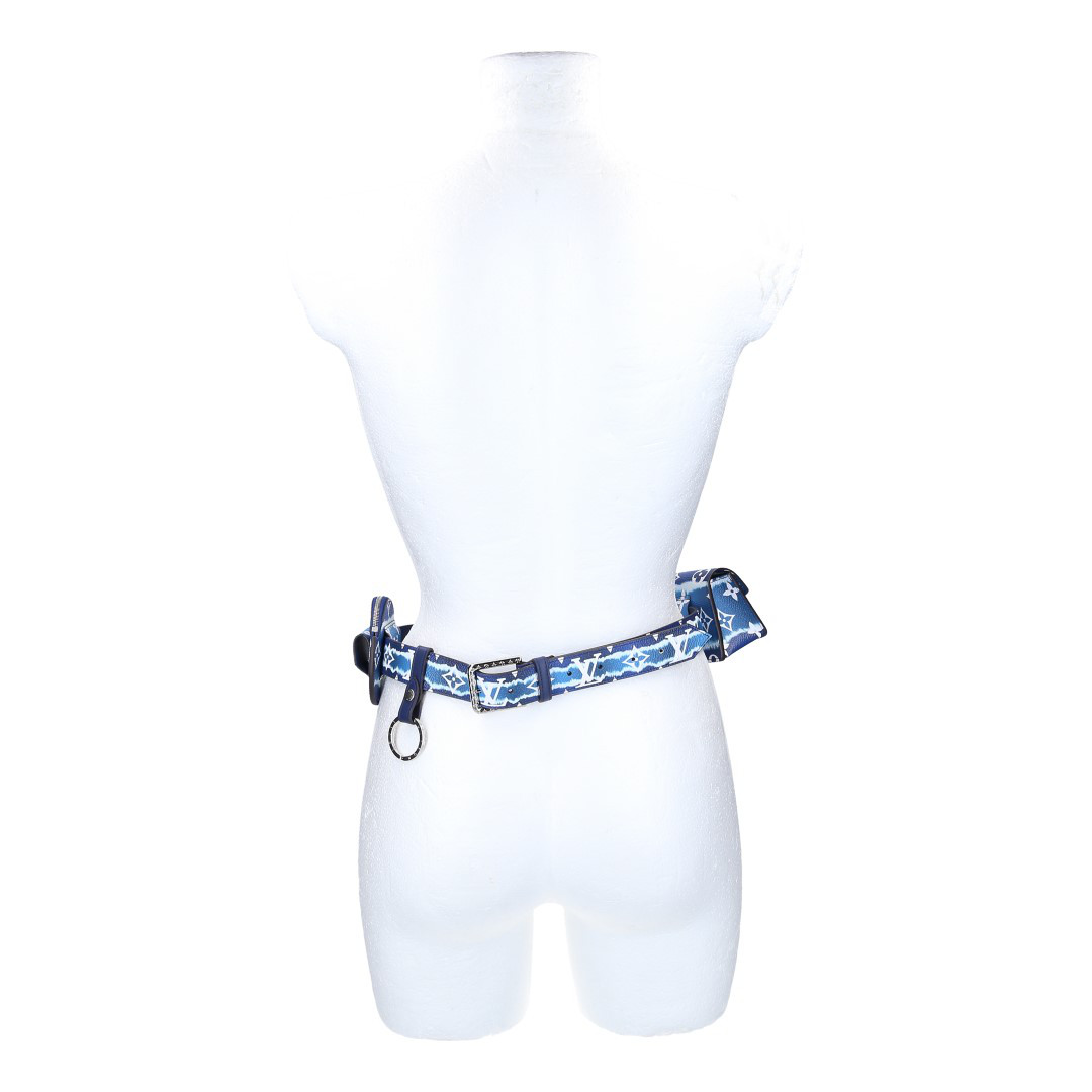 45381-Louis-Vuitton-G-rtel_2D_0005 LOUIS VUITTON DAILY MULTI POCKET GÜRTELTASCHE AUS MONOGRAM ESCALE CANVAS (M0253W)