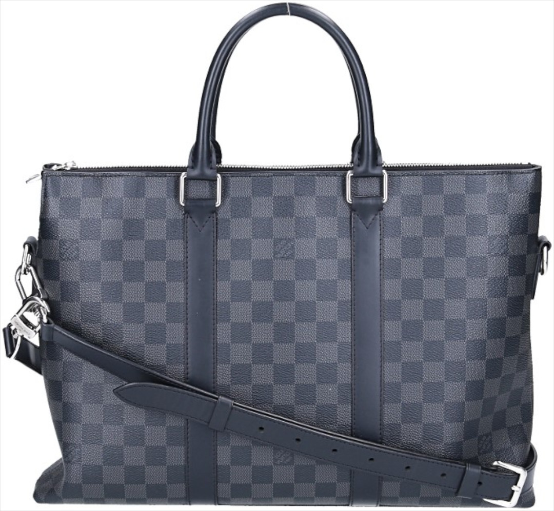 LOUIS VUITTON ANTON BUSINESS-TASCHE AUS DAMIER GRAPHITE CANVAS (N40024)